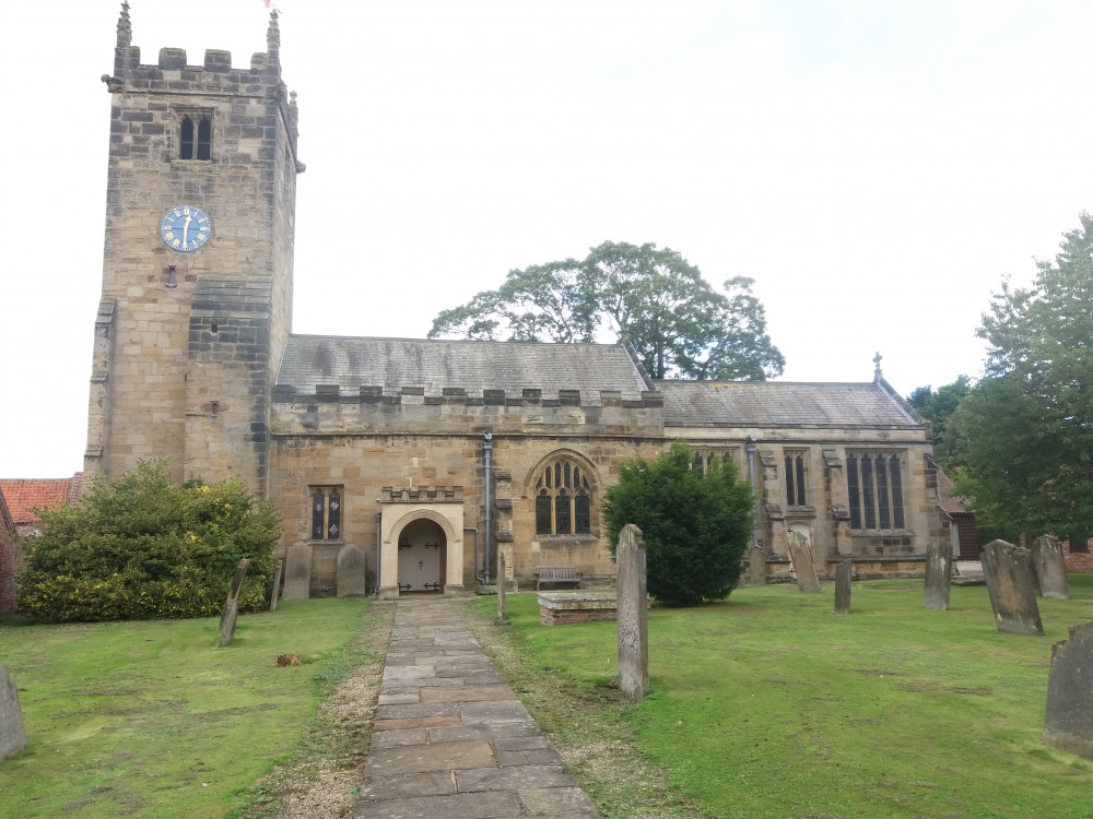 All Hallows, Sutton on the Forest. Photo taken by Jane Johnson